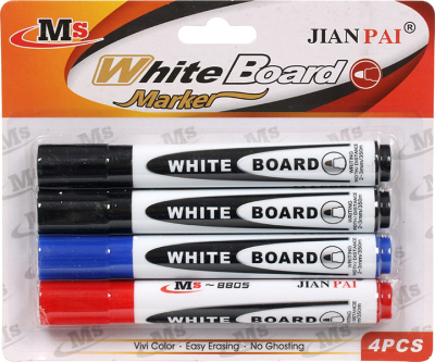 Whiteboard marker 4-pak