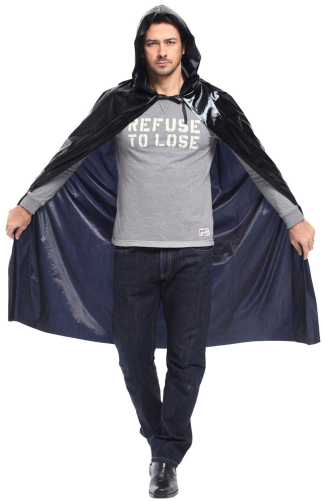 Superhelte-kappe, sort