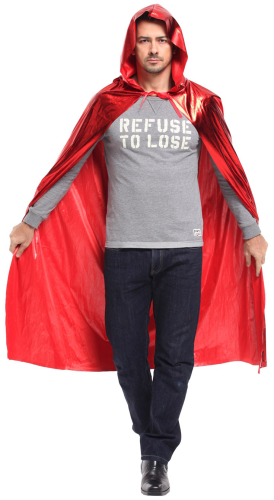 Superhelte-kappe, rød