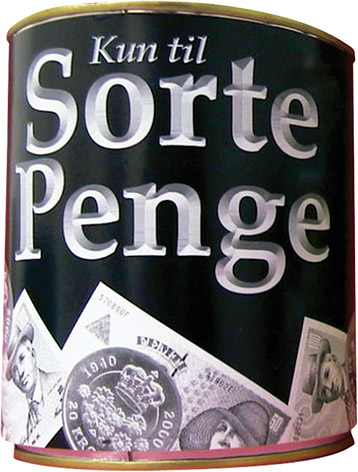 Sorte penge sparedåse