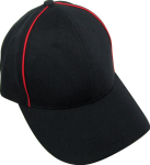 Sort cap røde striber, barn