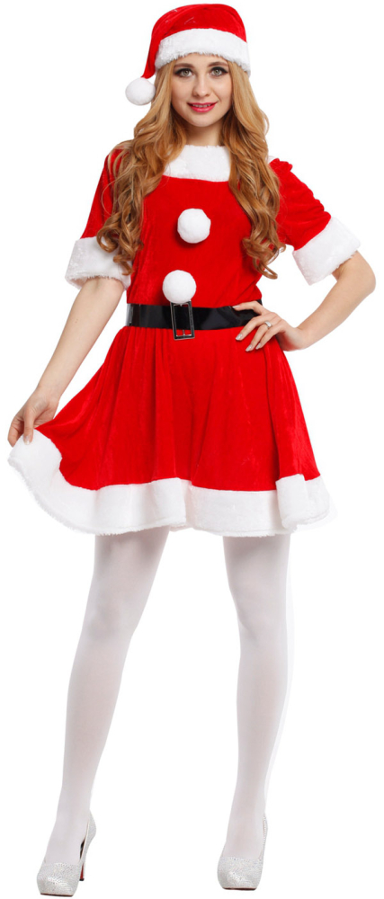 Pretty Ms. Santa kjole, M