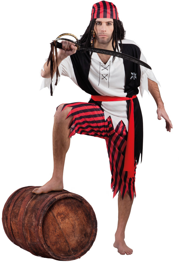 Pirate Jack kostume, M/L