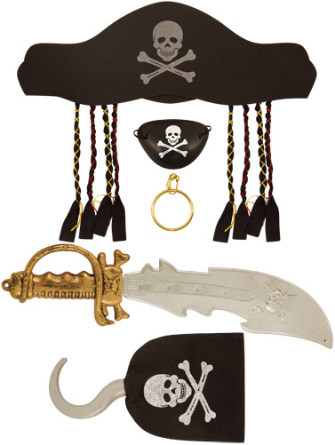 Pirat-sæt 5 dele