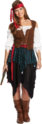 Pirat kvinde kostume