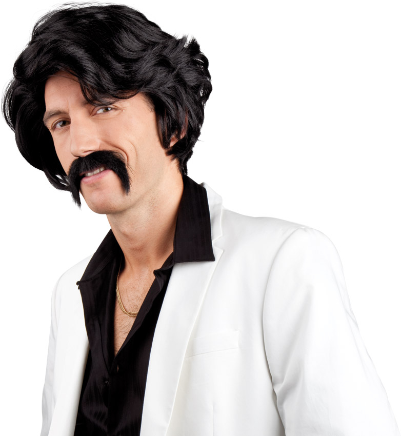 Paryk Chuck med overskæg