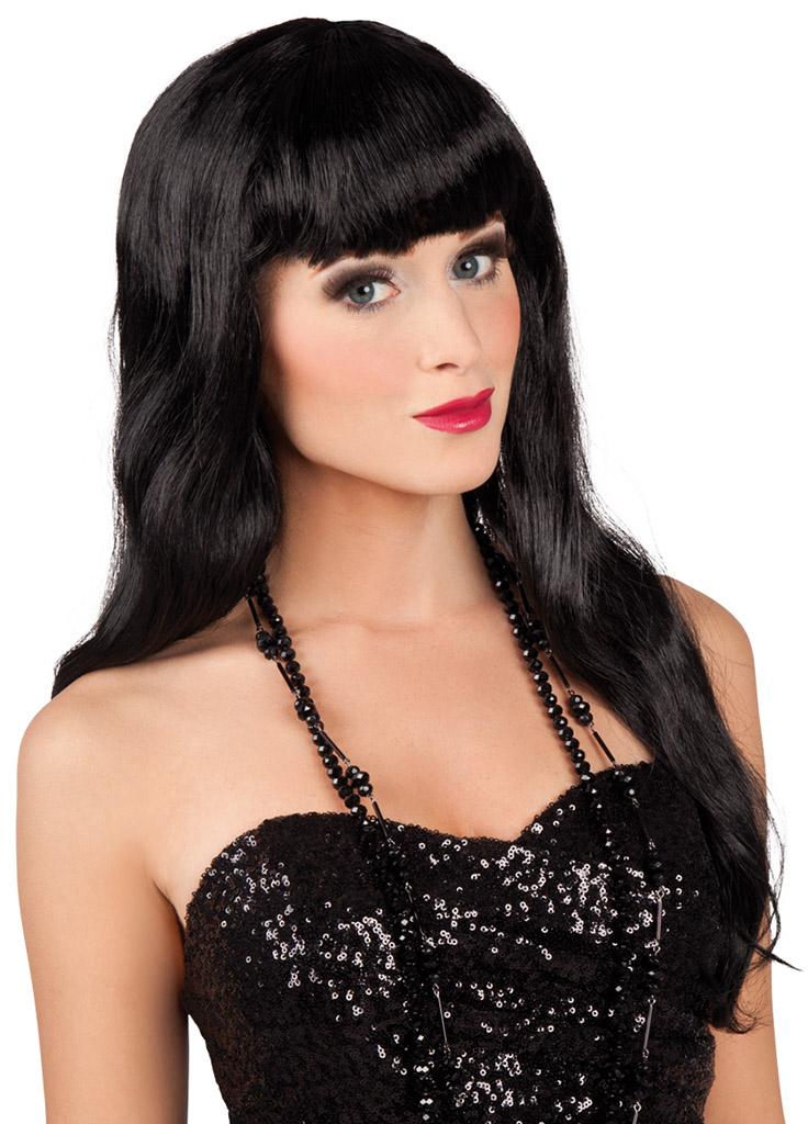 Party chique paryk, sort