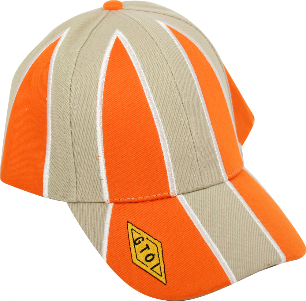 Orange/grå cap