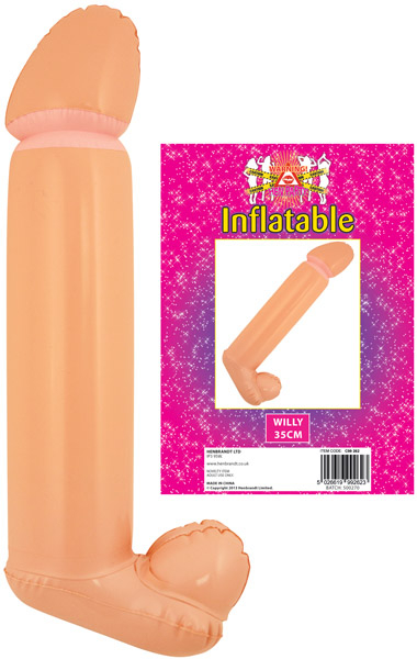 Oppustelig penis 35 cm