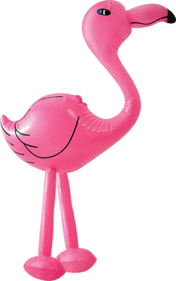 Oppustelig flamingo 64 cm