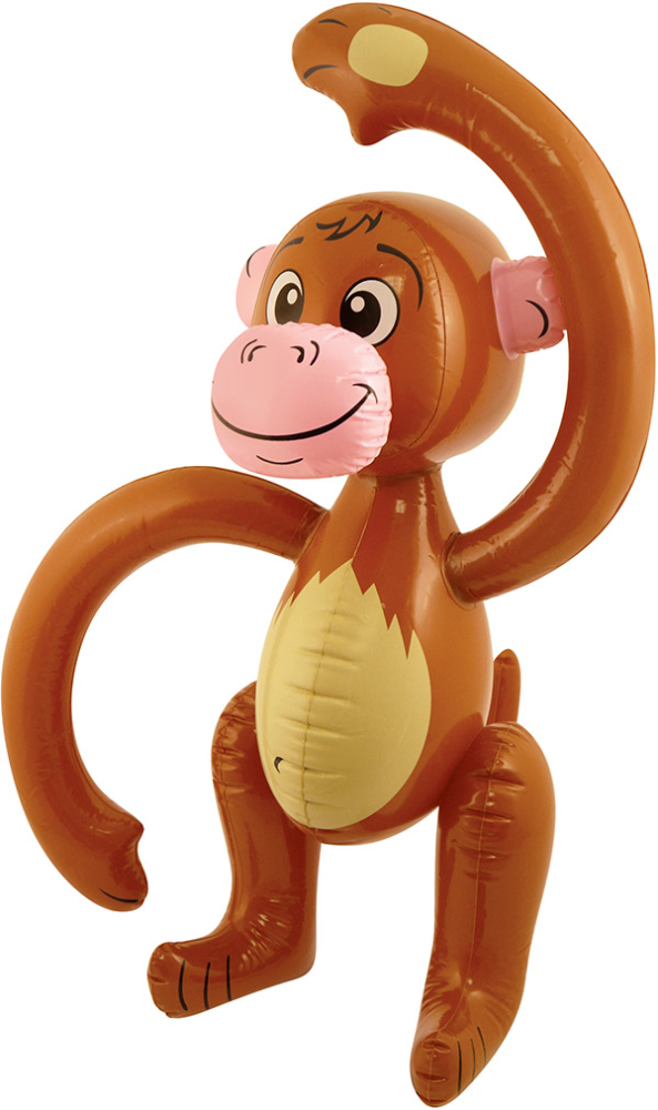 Oppustelig abe 58 cm