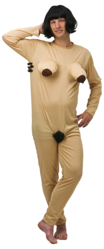 Nøgen kvinde kostume S/M