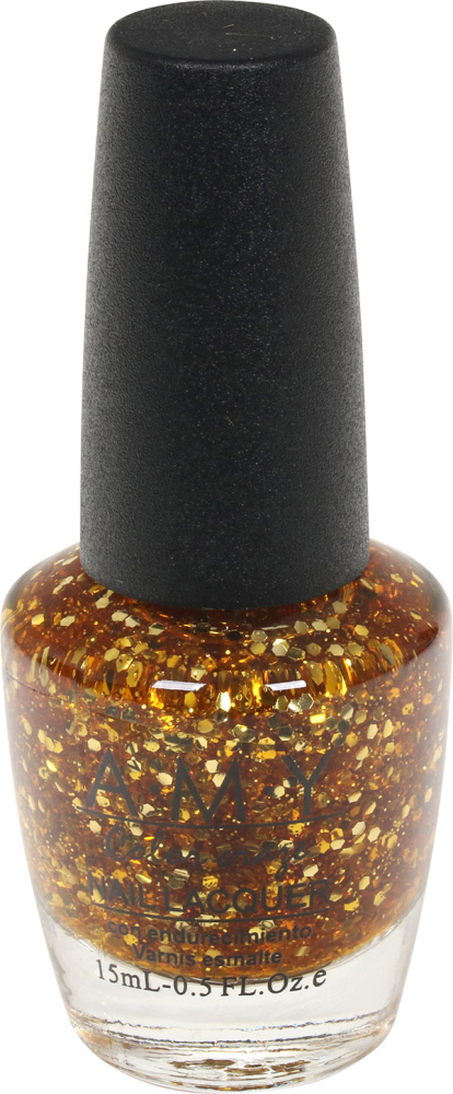 Neglelak guld glitter 2-19