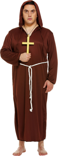 Munk kostume, str. XL