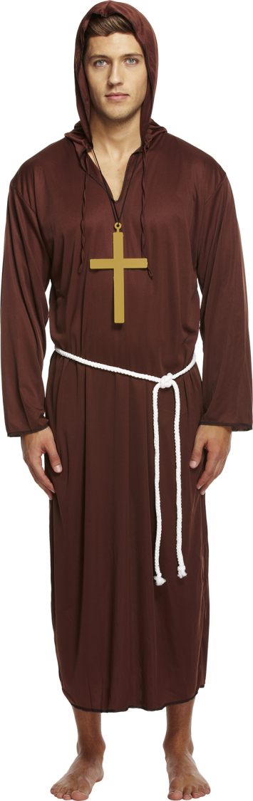 Munk kostume, one size