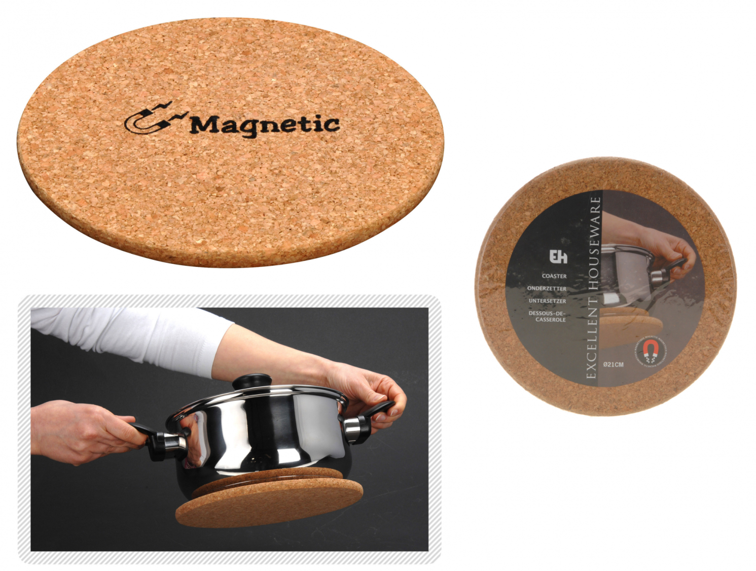 Magnetisk kork-bordskåner