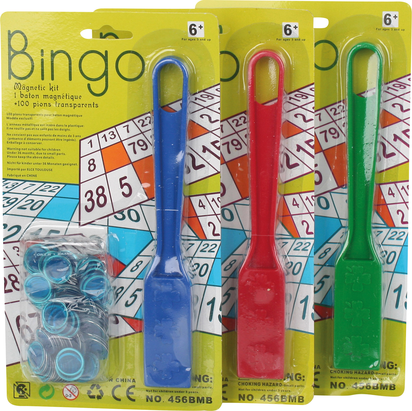 12 bâtons magnétiques Bingo