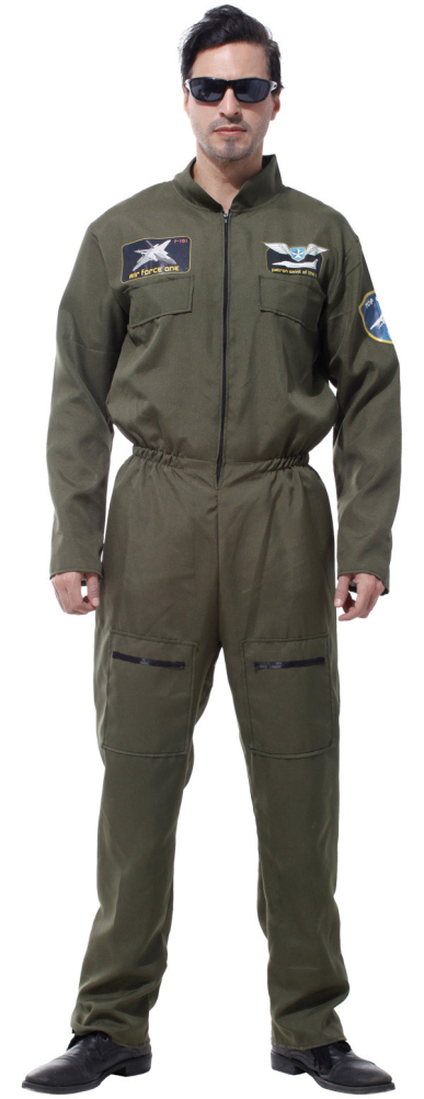 Jagerpilot kostume, str. S