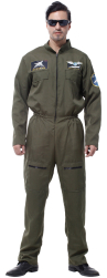 Jagerpilot kostume, str. M