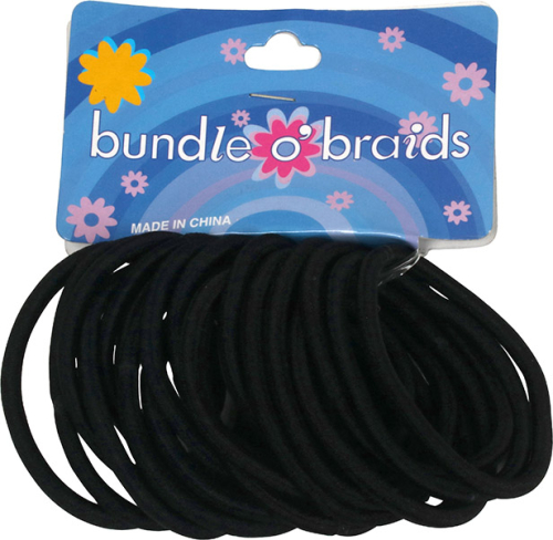 Hårelastikker sort 20-pak