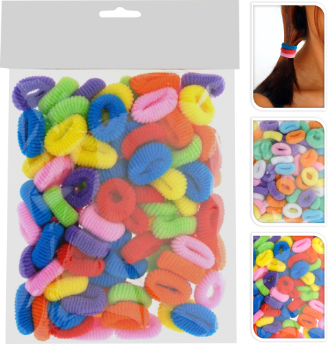 Hår-elastikker frotté 100pk