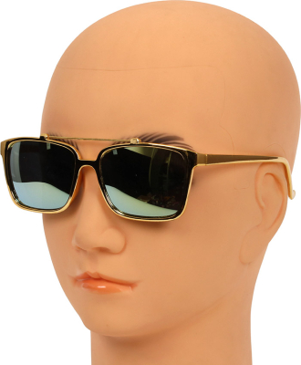 Guld solbriller m/spejlglas