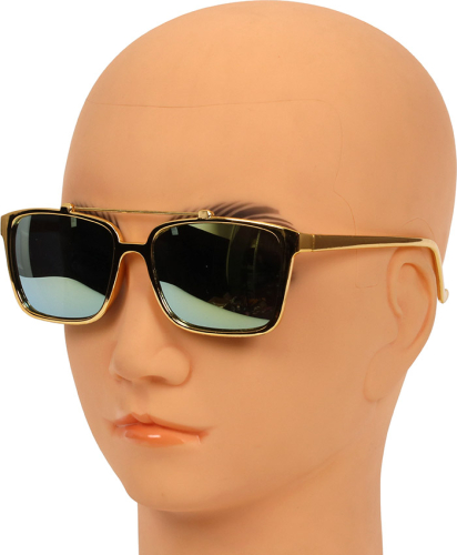 Guld solbriller m/spejlglas