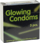 Glowing Condoms 3-pak