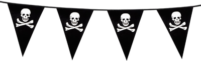 Flag-guirlande pirat 6 m