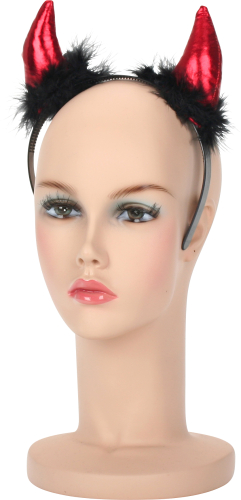 Djævlehorn hårbøjle, røde