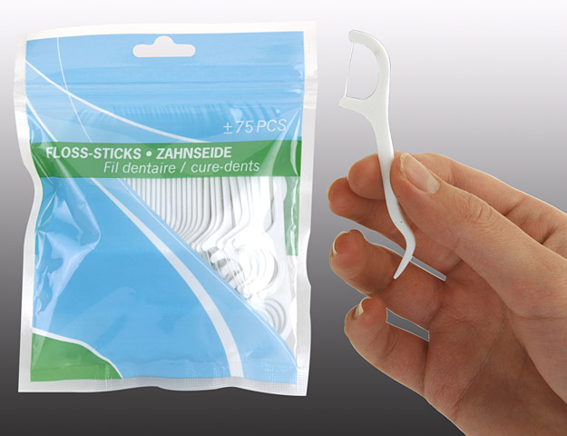 Dental flossers 75-pak
