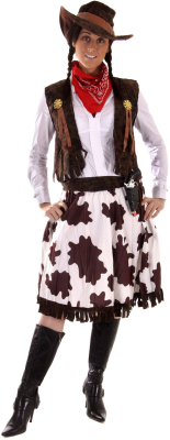 Cowgirl XL kostume
