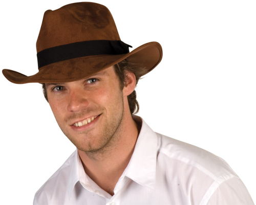 Cowboyhat brun