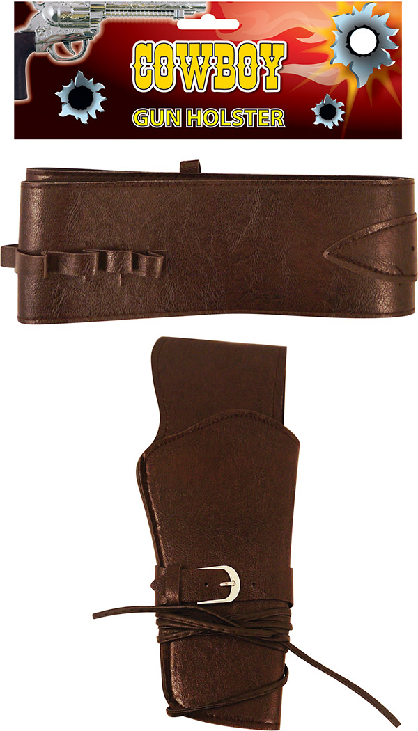 Cowboybælte m/pistolhylster