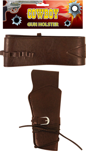 Cowboybælte m/pistolhylster