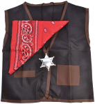 Cowboy-sæt 4 dele, børne