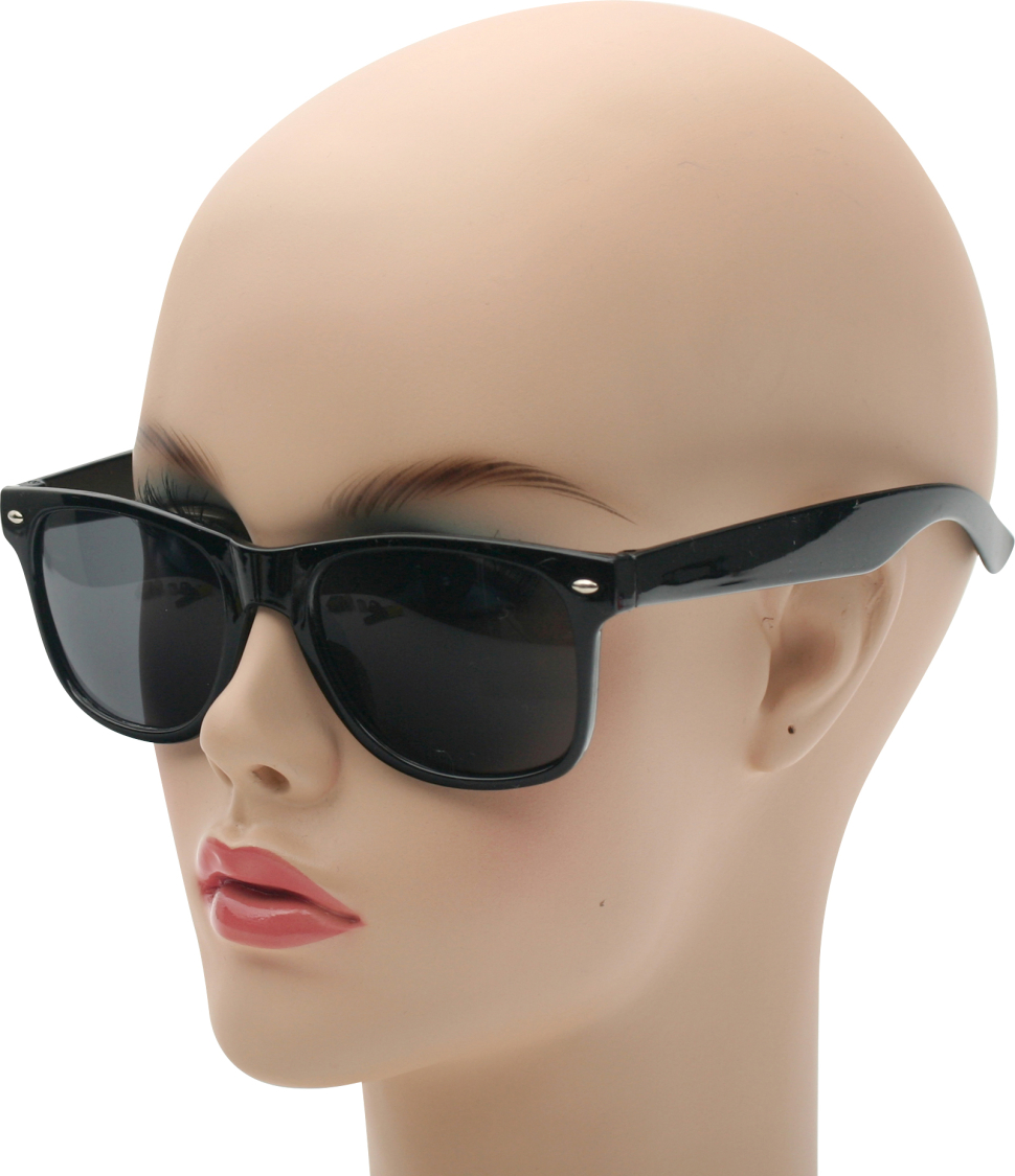 Blues solbrille, sort