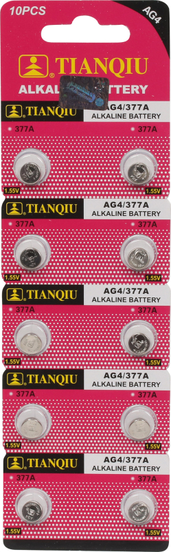 Se Batteri AG4/377A 10-pak hos Billig-Billy