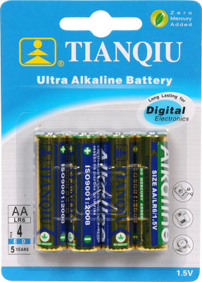 Batteri AA alkaline 4-pak