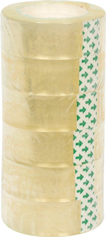 Klar tape 18mm x 35 m 6-pak