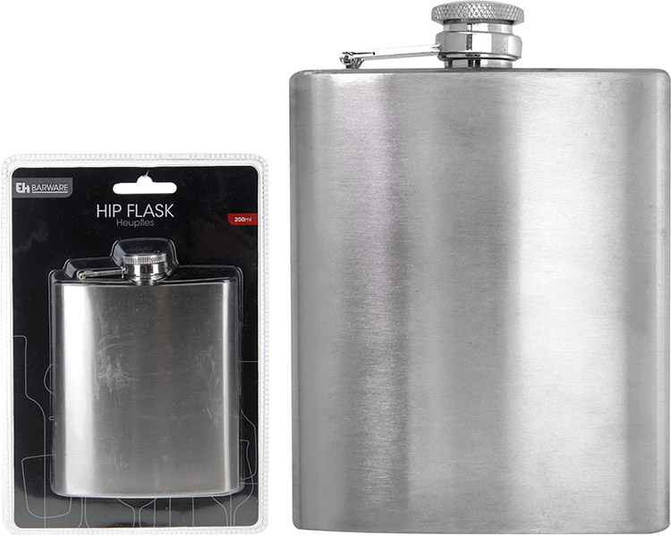 Lommelærke, stål 200 ml