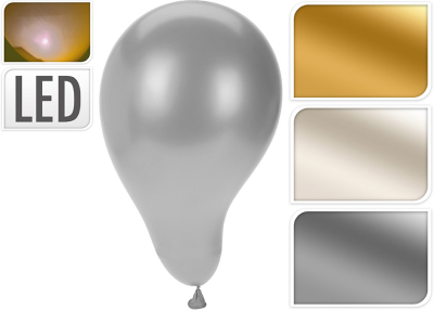 LED-ballon metallic 3-pak