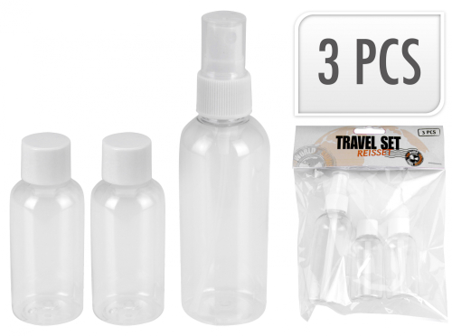 Rejseflaskesæt 3 dele