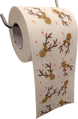 Toiletpapir med Rudolf