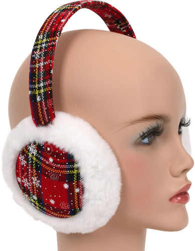 Ørevarmere med snefnug