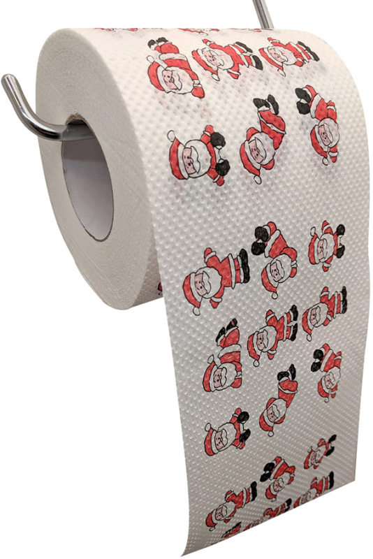 13: Toiletpapir med julemænd
