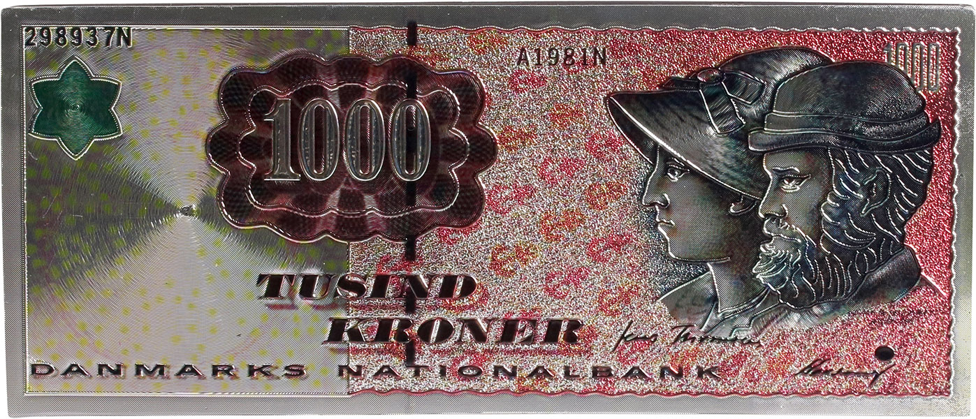 Magnet 1000-kroneseddel
