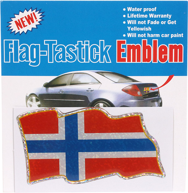 Billede af Flag-sticker Norge