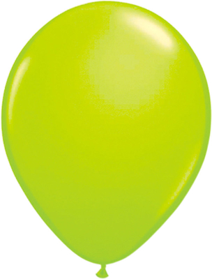 Ballon neon-grøn 25cm 8-pak