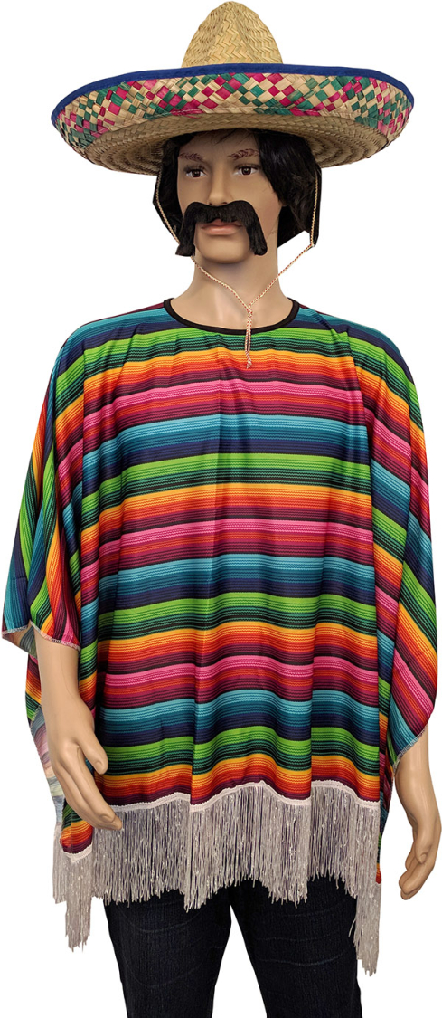 Mexicansk poncho, regnbue